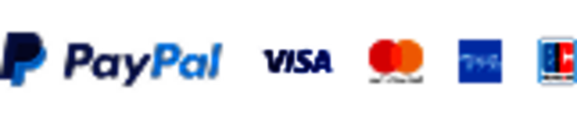 Logos der Zahlungsmögllichkeiten mit Paypal
